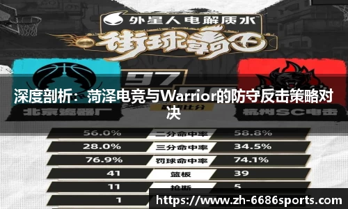 深度剖析：菏泽电竞与Warrior的防守反击策略对决